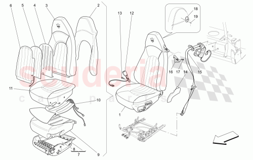 Part Diagram for Maserati 982330705