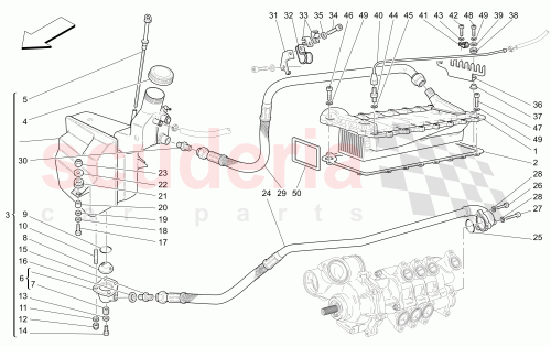 Part Diagram for Maserati 14304824