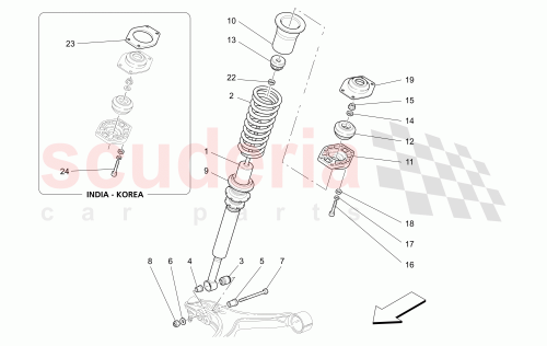 Part Diagram for Maserati 306173