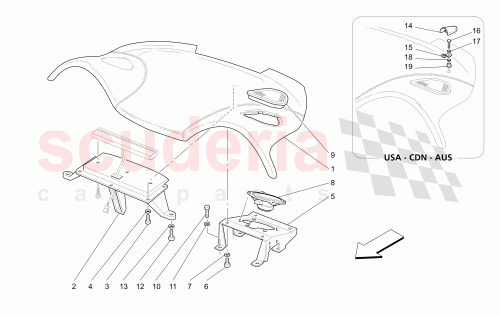 Part Diagram for Maserati 10977524
