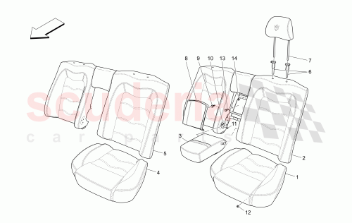Part Diagram for Maserati 953200708