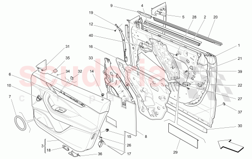 Part Diagram for Maserati 673005970
