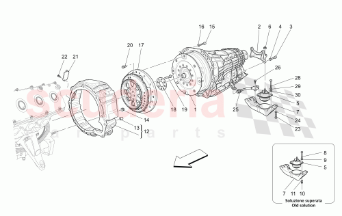 Part Diagram for Maserati 224282