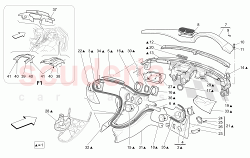 Part Diagram for Maserati 981103112