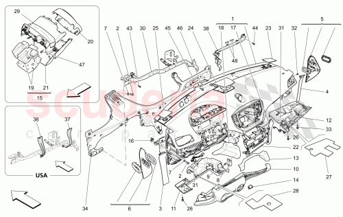 Part Diagram for Maserati 670018558