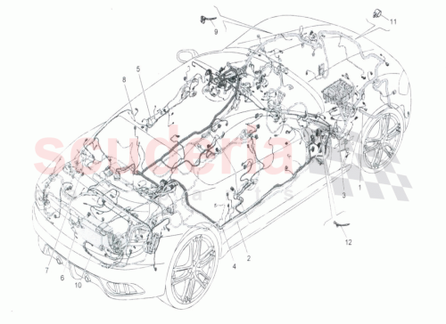 Part Diagram for Maserati 231438