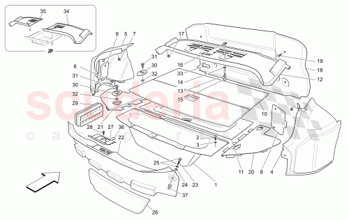 Part Diagram for Maserati 80710100