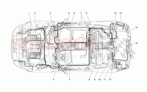 Part Diagram for Maserati 200546