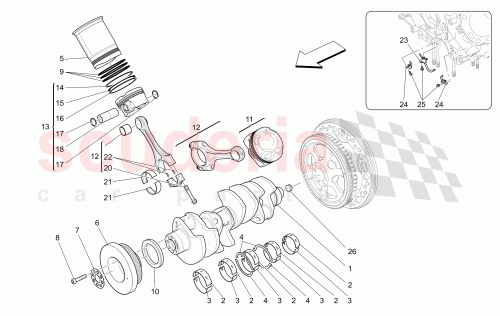 Part Diagram for Maserati 271589