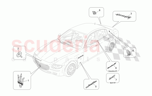 Part Diagram for Maserati 67729600