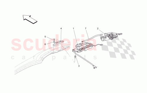 Part Diagram for Maserati 83083000