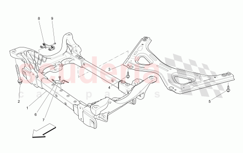 Part Diagram for Maserati 670001600
