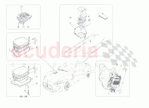 Part Diagram for Maserati 245787