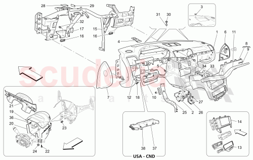 Part Diagram for Maserati 68908375
