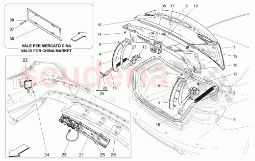 Part Diagram for Maserati 675000792
