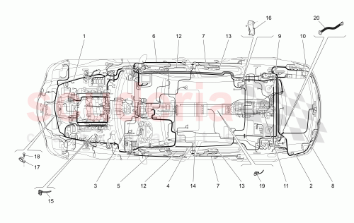 Part Diagram for Maserati 224045
