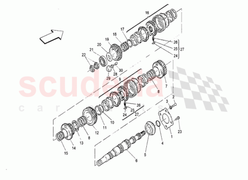 Part Diagram for Maserati 198618