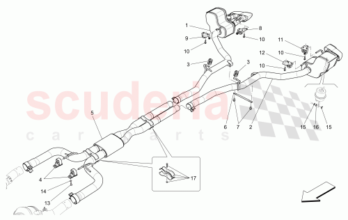 Part Diagram for Maserati 673003135