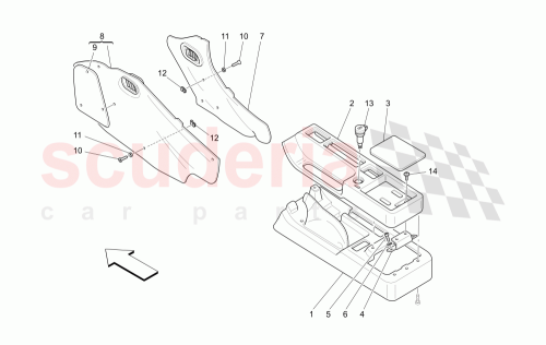 Part Diagram for Maserati 69775100