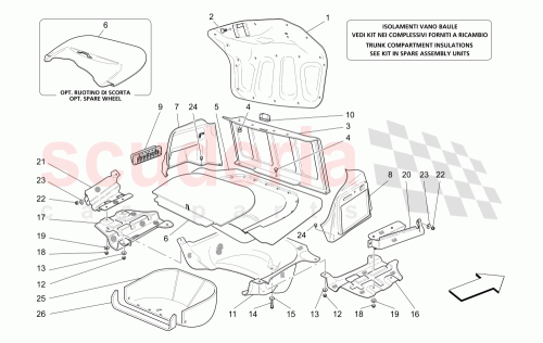 Part Diagram for Maserati 12624124
