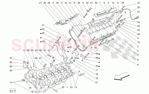 Part Diagram for Maserati 187706