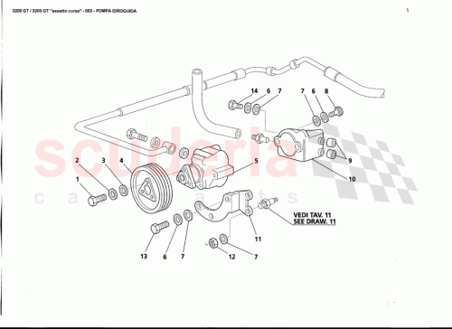 Part Diagram for Maserati 311820309