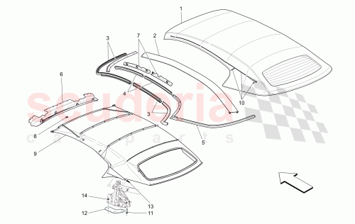 Part Diagram for Maserati 82245200