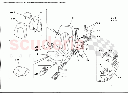Part Diagram for Maserati 9810039
