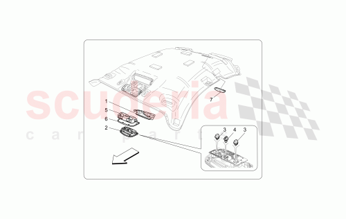 Part Diagram for Maserati 80516541