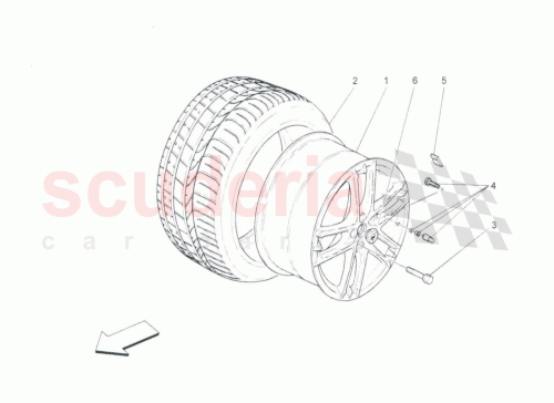 Part Diagram for Maserati 980139617