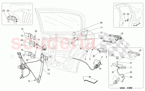 Part Diagram for Maserati 82519300