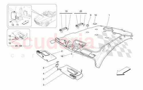 Part Diagram for Maserati 223763