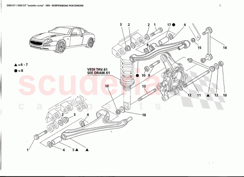 Part Diagram for Maserati 12574515