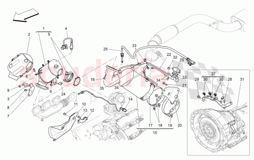 Part Diagram for Maserati 670102977