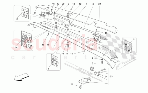 Part Diagram for Maserati 66106600