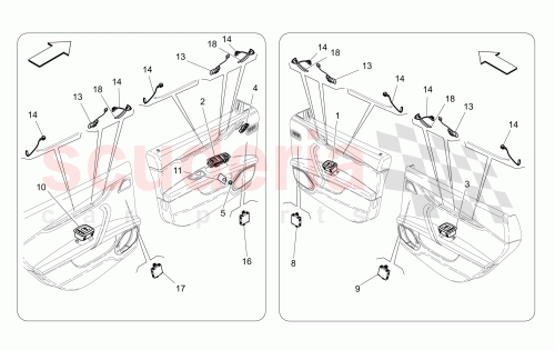 Part Diagram for Maserati 670106649