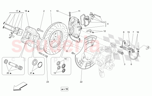 Part Diagram for Maserati 670035019