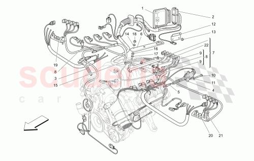 Part Diagram for Maserati 209652