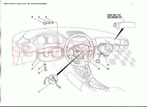 Part Diagram for Maserati 980001013