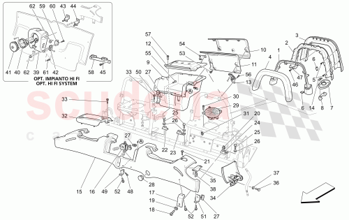Part Diagram for Maserati 981105019