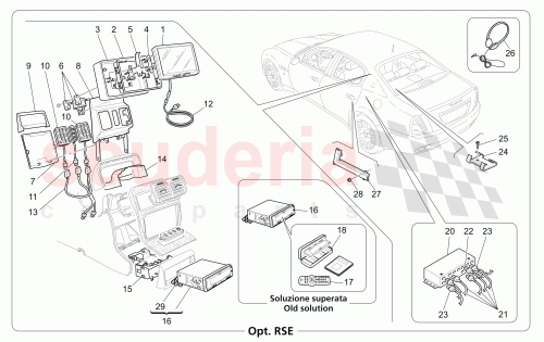 Part Diagram for Maserati 211273