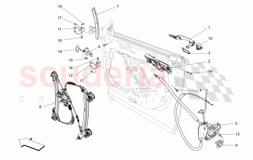 Part Diagram for Maserati 670176157