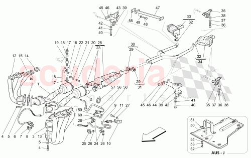 Part Diagram for Maserati 190213