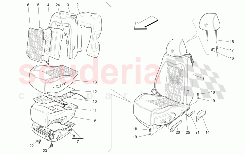 Part Diagram for Maserati 980145428
