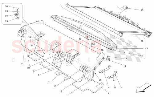 Part Diagram for Maserati 670065089
