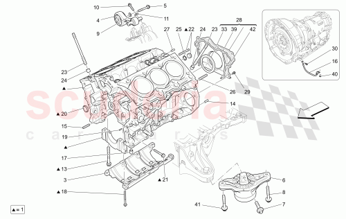 Part Diagram for Maserati 670003629