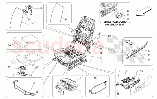 Part Diagram for Maserati 673000234