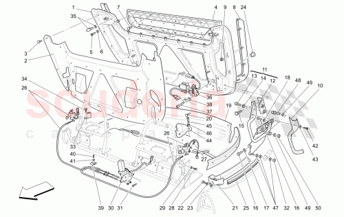 Part Diagram for Maserati 69929500