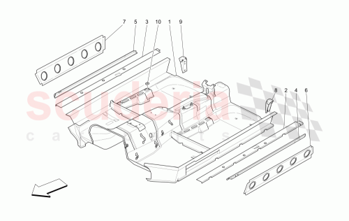 Part Diagram for Maserati 66427400