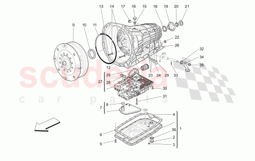 Part Diagram for Maserati 228048